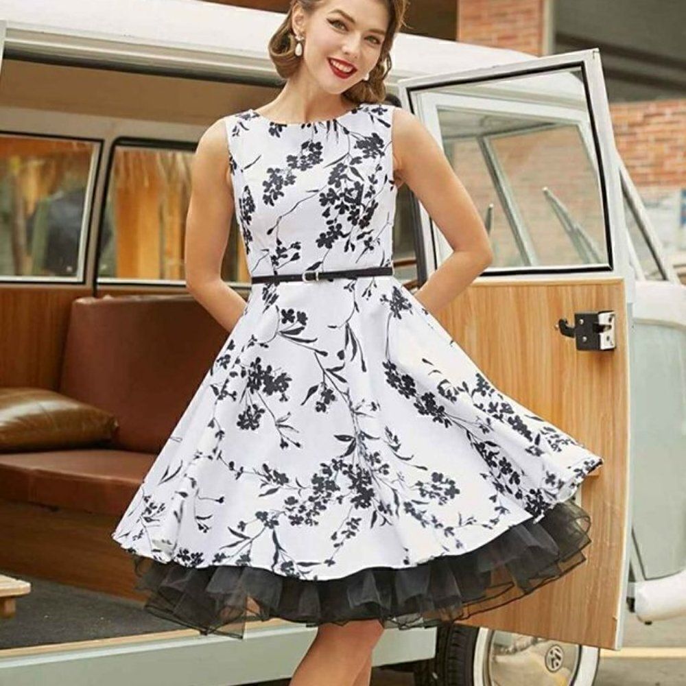 Petticoat Pinup Retro Vintage 1950s 60s Rockabilly Tutu Crinoline Underskirt NEW - Picture 7 of 15
